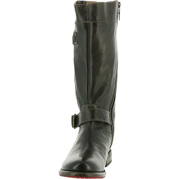 Bed Stu Womens Gogo  Black Leather Buckle Zipper Mid-Calf Boots Shoes NWT - Picture 4 of 5